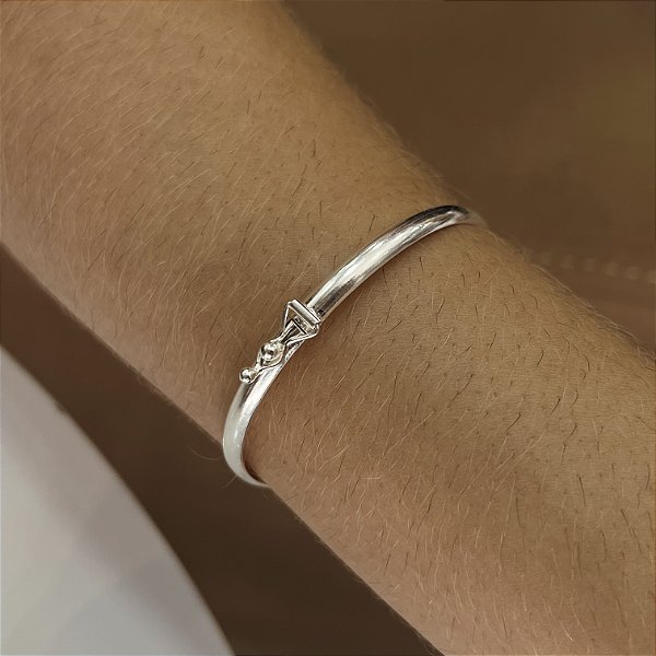 Bracelete Prata 925 - 60mm - 01un - PPR283