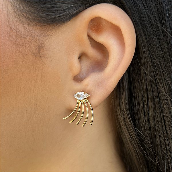 Brincos Femininos Semijoias 18k - MB659