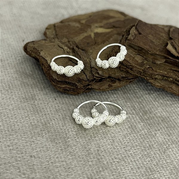 Piercing Argola Prata 925 Unidade -  Daitch - Hélix - Septo - Cartilagem -PIPR230
