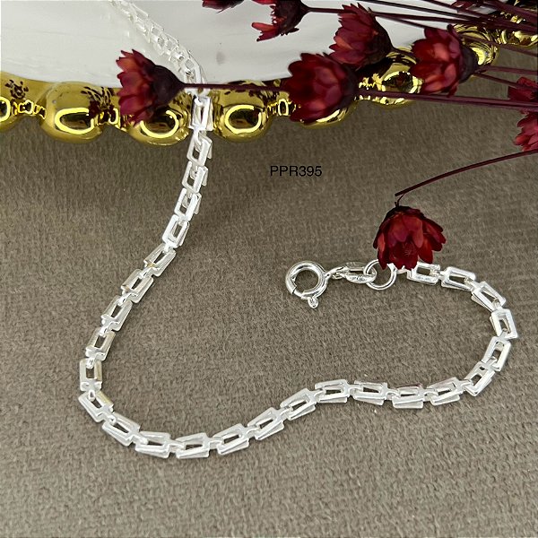 Pulseira Feminina Prata 925 - 19cm - PPR395