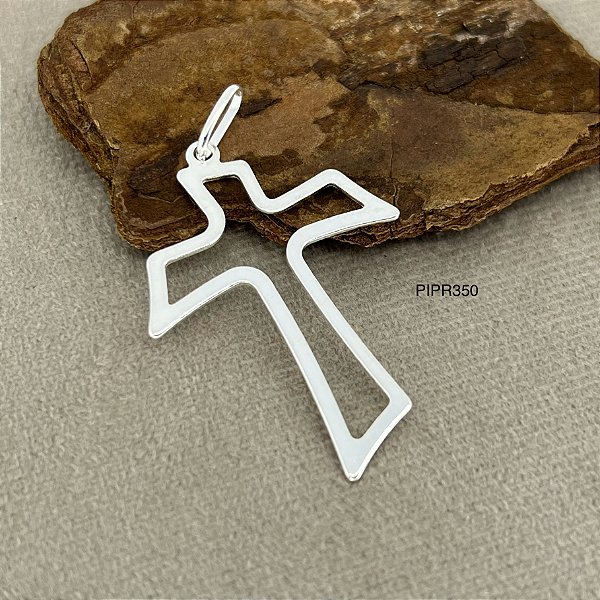 Pingente Crucifixo Prata 925 - 45mm - 30mm - PIPR350