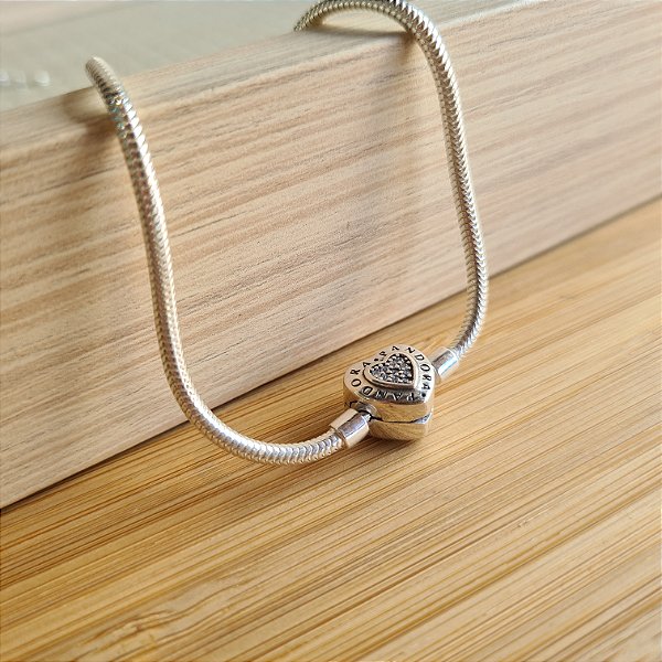 Pulseira para Berloques Prata 925 - 16cm - 17cm - 18cm - 19cm - 20cm