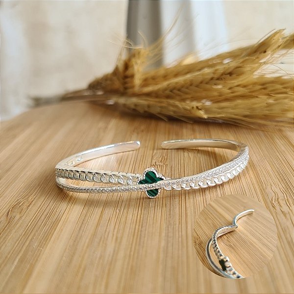 Bracelete Trevo Prata 925 - KIT19