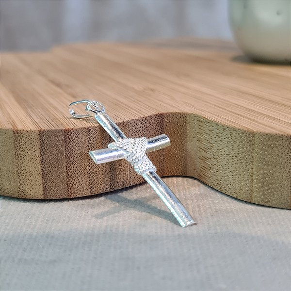 Pingente Crucifixo Prata 925 - 36mm - PIPR375