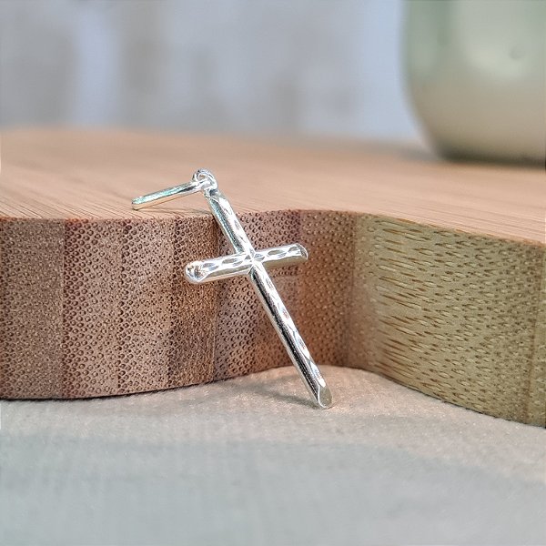 Pingente Crucifixo Prata 925 - 25mm - PIPR377