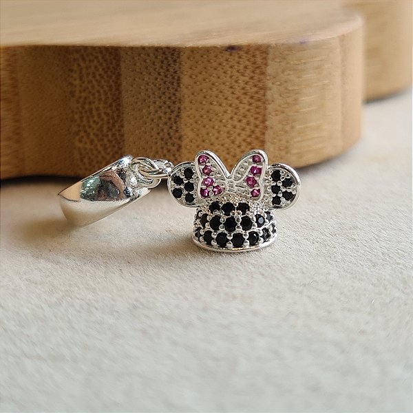 Berloque Chapéu da Minnie Prata 925 - PD023