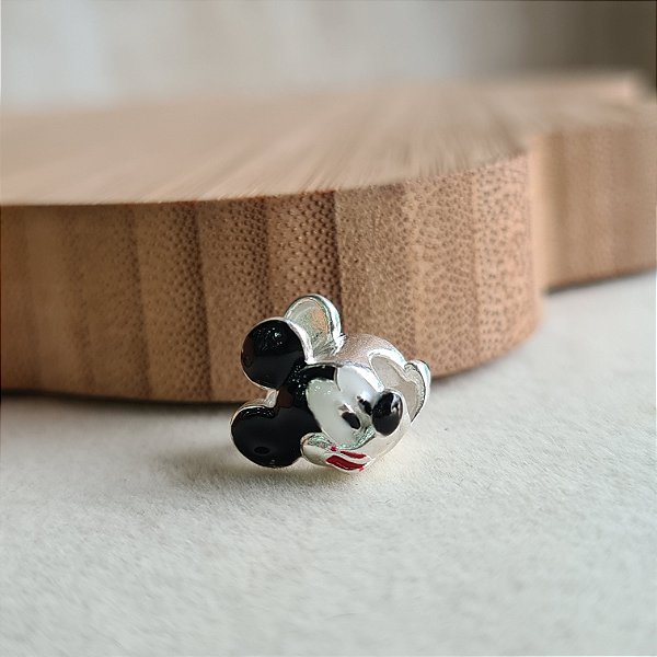 Berloque Separador Mickey Resinado Prata 925 - PD863