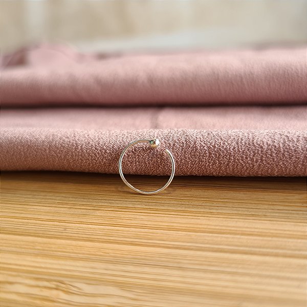 Piercing Orelha, Nariz ou Tragus Coração Prata 925 - (01 un) PIPR410