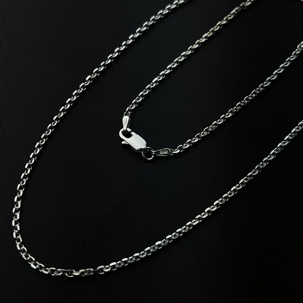 Corrente Masculina Cartier F060 Prata 925 - 50cm - CPR708