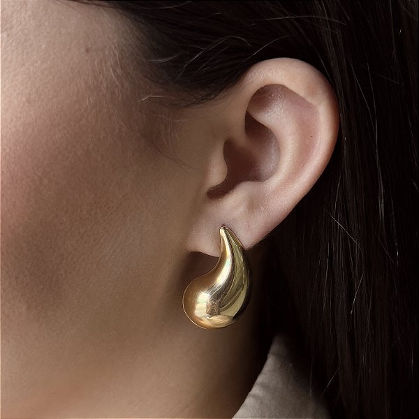 Brincos Gota Semijoias 18k - MB670