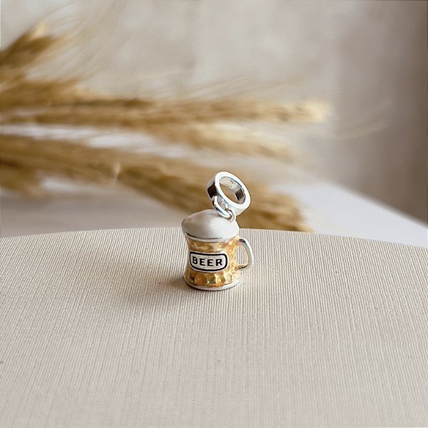 Berloque Caneca BEER Prata 925 - PD1291