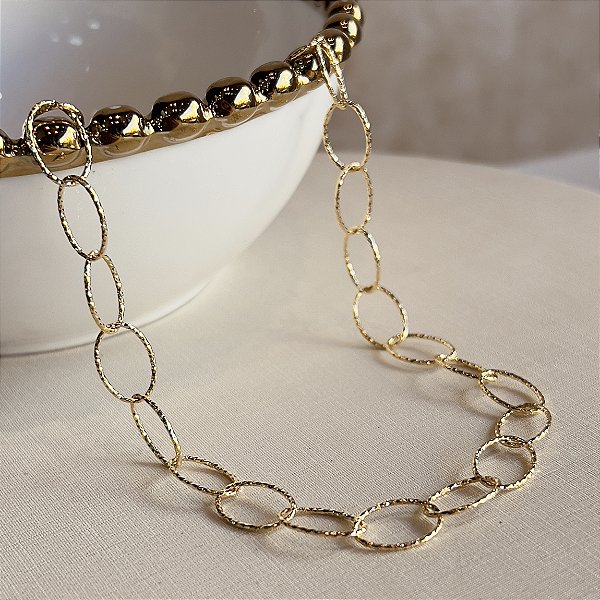 Choker Elos Semijoias 18k - MC654