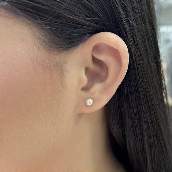 Brincos Bolinha 5mm Prata 925 - BPR764