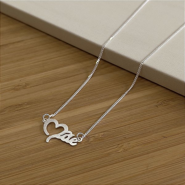 Gargantilha com Pingente Mãe Prata 925 - CPR771