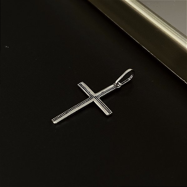 Pingente Cruz Detalhada Prata 925 - PIPR440