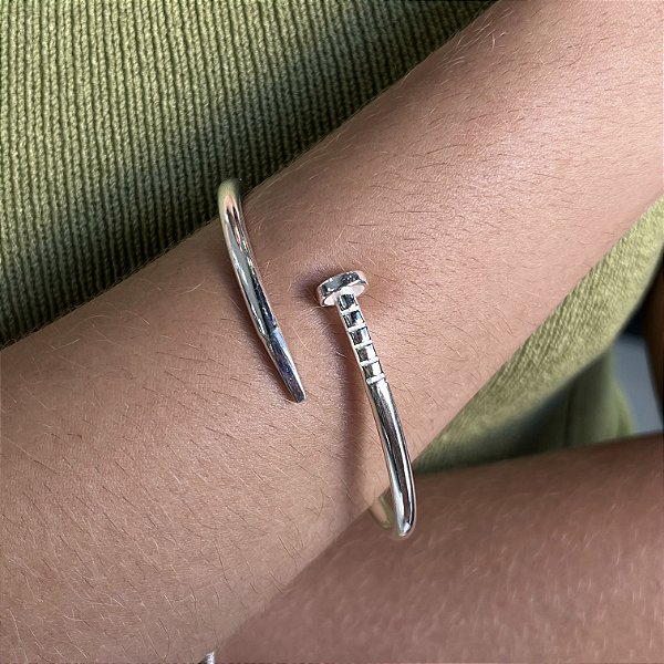 Bracelete Prego Prata 925 - PPR596