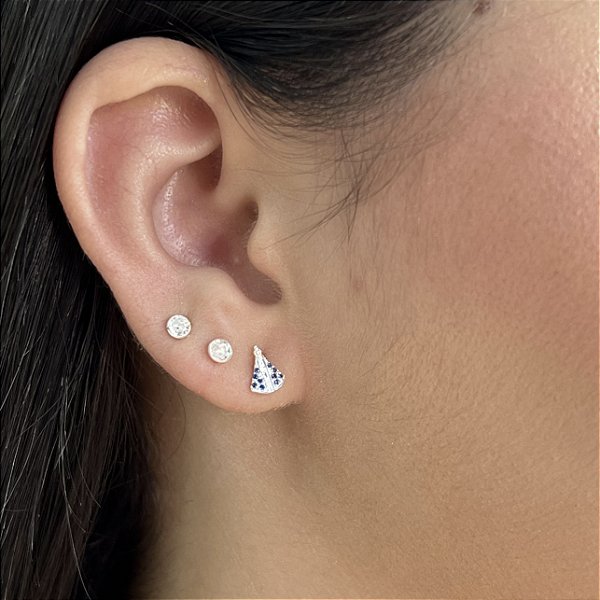 Brincos Nossa Senhora Aparecida Prata 925 - BPR895