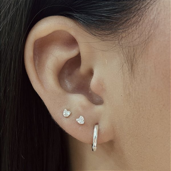 Argolas Lisa Prata 925 - 11mm - BPR903