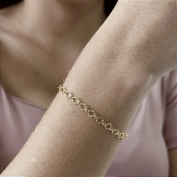 Pulseira Elos Semijoias 18k - MP793