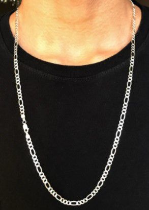 Corrente Masculina 3 por 1 Prata 925 - 70cm - 4mm - CPR396