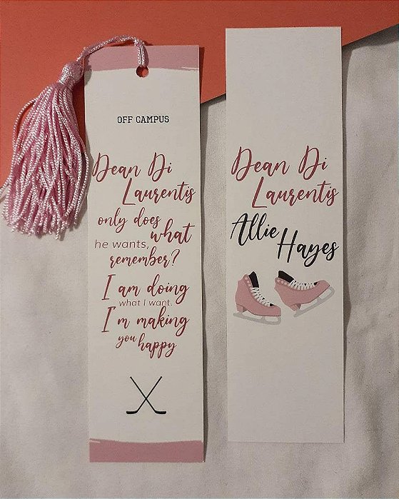 Marcador Dean e Allie - Off Campus