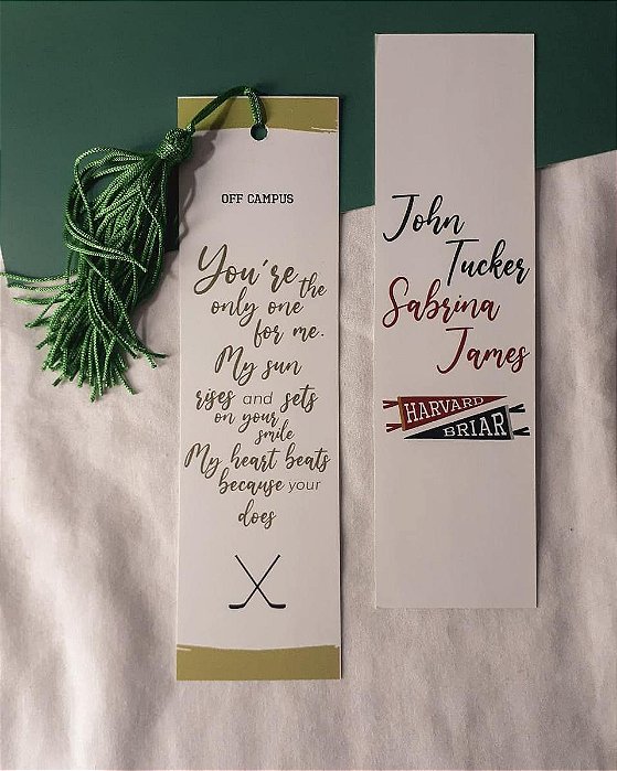 Marcador Tucker e Sabrina - Off Campus