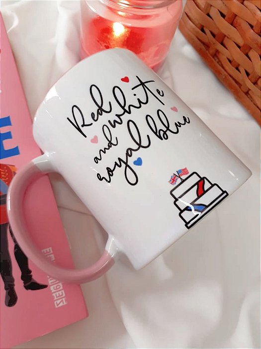 Caneca Vermelho, Branco e Sangue azul