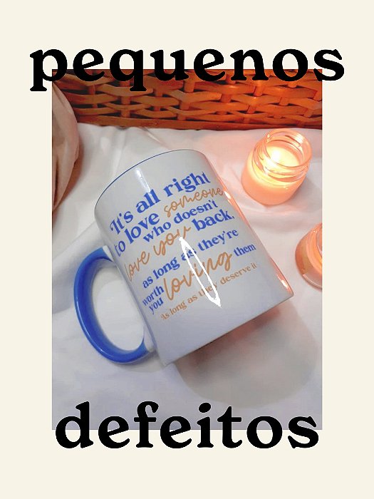 *PEQUENOS DEFEITOS* - Caneca The Infernal Devices