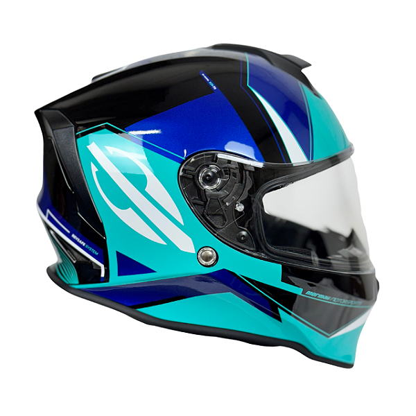 Capacete Fechado Mormaii M1 Tech Azul