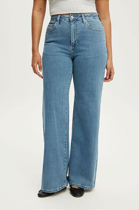 Calça - Curvy Stretch Wide Jean X