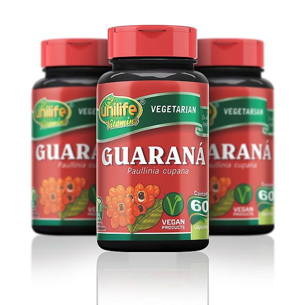 GUARANÁ 60 CÁPSULAS 500 mg