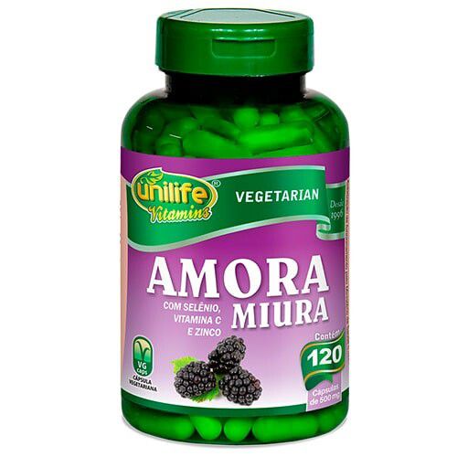 Amora Miura com vitaminas Unilife 120 cápsulas - Unilife