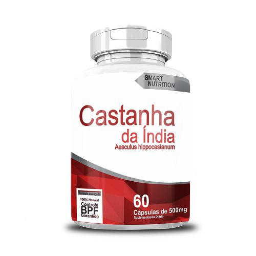 Castanha da índia 500 mg smart nutrition - 60 cápsulas