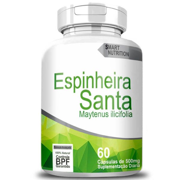 Espinheira Santa 500mg 4elementos - 60 Cápsulas