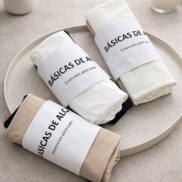 Kit 2 Blusas Básicas de Alcinha Ana