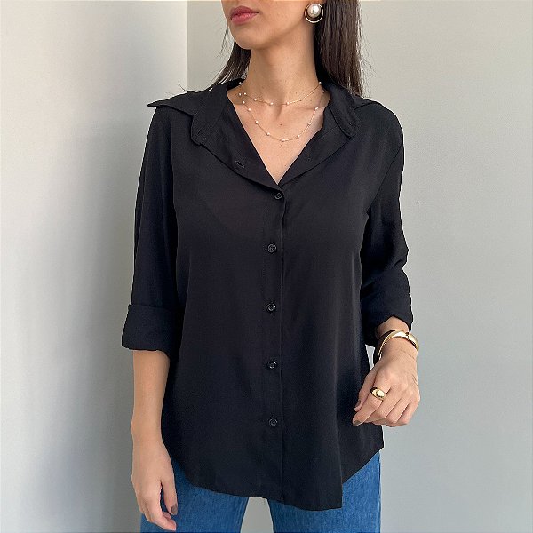 Camisa Feminina Preta Eloá