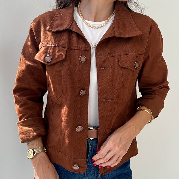 Jaqueta Jeans Feminina Samantha