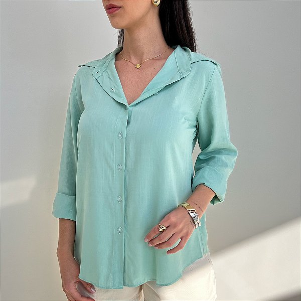 Camisa Feminina Eloa Verde