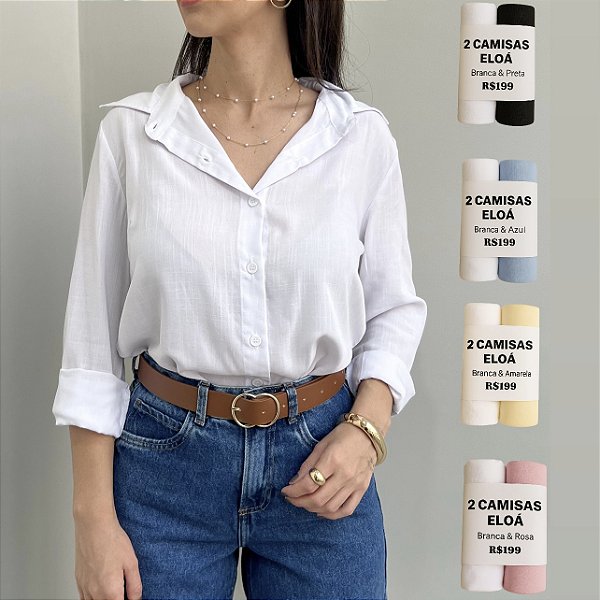 Kit 2 Camisas Eloá