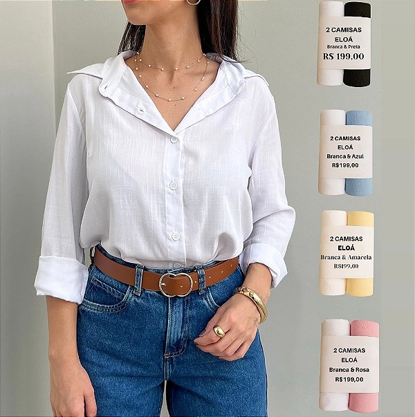 Kit 2 Camisas Eloá