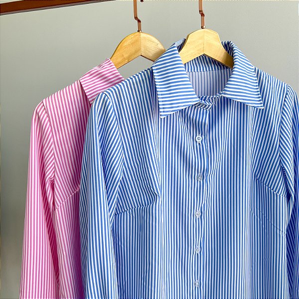 Kit 2 Camisas Liz Listrada