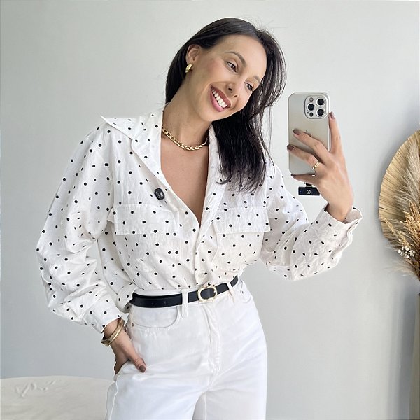Camisa de Poá Meg