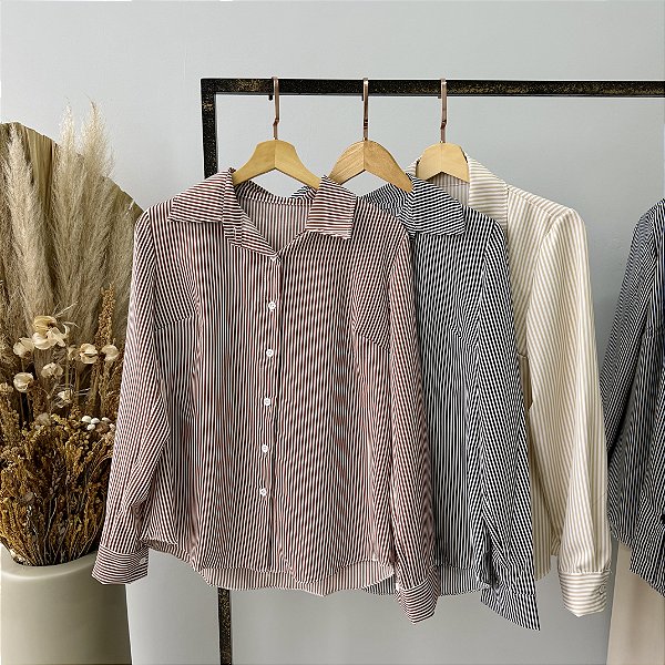 Kit 2 Camisas Liz Listrada