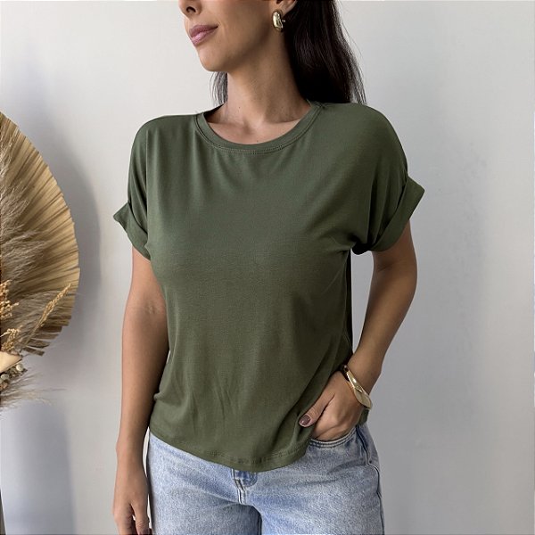 T-shirt Manga Japonesa Militar