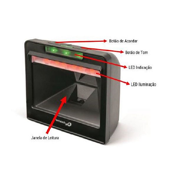 Leitor Bematech I3200 Linear Imager 2D USB