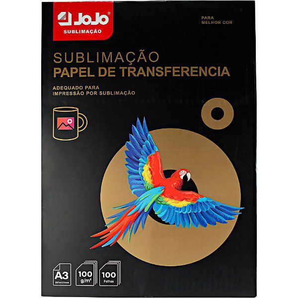 Papel Para Sublimação JOJO Fundo ros A4 100g - Nasus ink - A loja mais  técnica do Brasil!