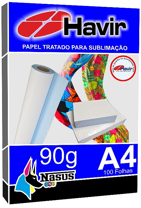 Papel para sublimação - Nasus ink - A loja mais técnica do Brasil!