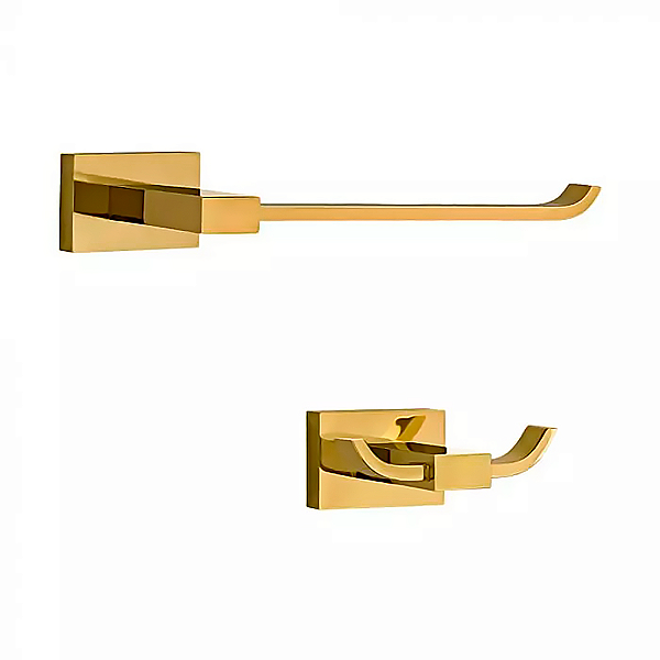 Kit de Acessórios para Lavabo Mondrian Dourado