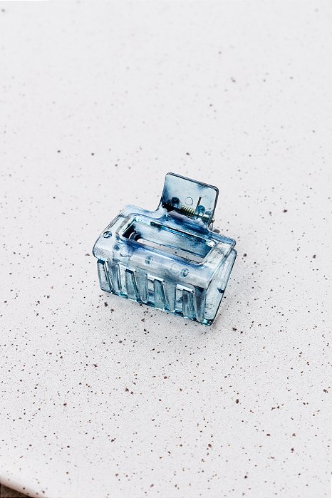 Piranha Mini Quadrada Azul Transparência