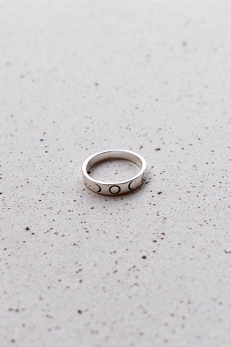 Anel Fases da Lua Resinado